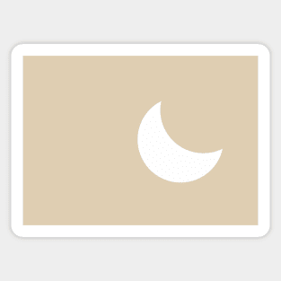 Moon #Minimal Sticker